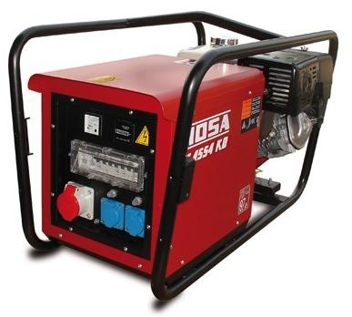 Генератор MOSA GE 4554 KD (3,2 кВт) з дизельним двигуном є компактною електростанцією, що має 4-літровий паливний бак для 4 годин безперервної роботи