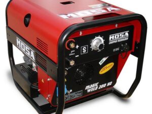 Зварювальний агрегат MAGIC WELD 200 YD - це легка, професійна машина з електронним керуванням зварювального струму, здатна виробляти до 200 А з робочим циклом 60%.